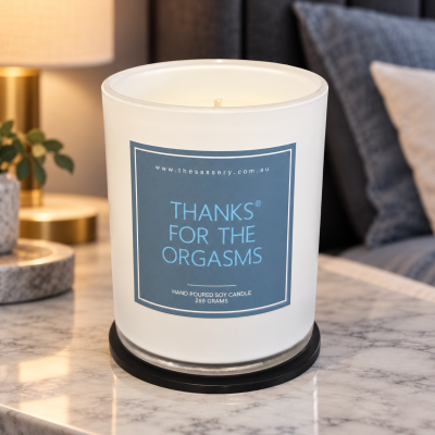Thanks For The Orgasms Candle