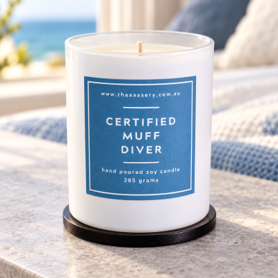 Certified Muff Diver Candle