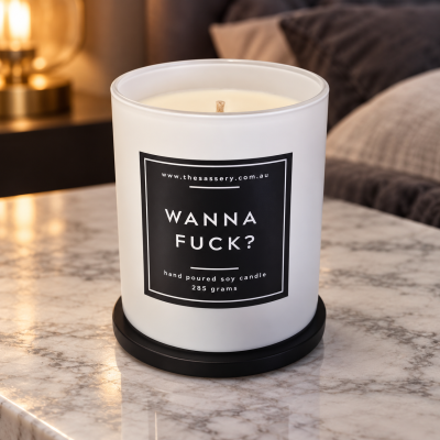 Wanna Fuck? Candle