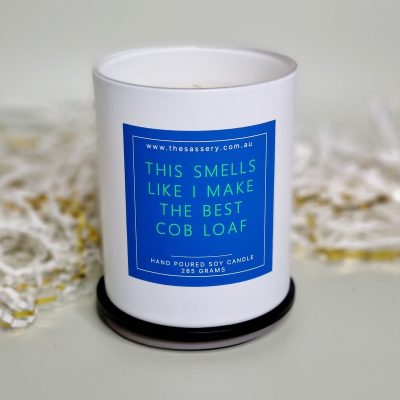 this smells like i make the best cob loaf candle
