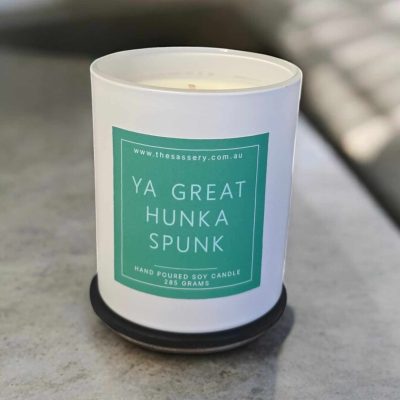 Ya Great Hunka Spunk Candle