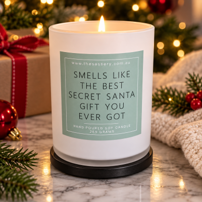 Smells Like The Best Secret Santa Gift You Ever Got Candle