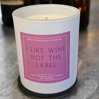 I Like Wine Not The Label - Schitts Creek Candle
