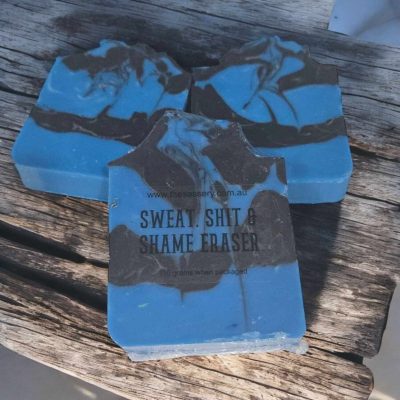 Sweat Shit & Shame Eraser Soap - Aqua Di Gio Scent